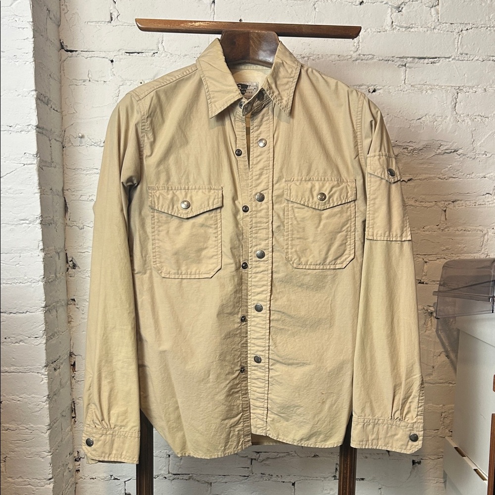 Men's Engineered Garments Snap Front Shirt Jacket 70% Cotton, 30% Nylon